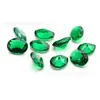 Piedras de vidrio sueltas de color blanco con forma de huevo al por mayor, gemas de vidrio ovaladas con forma de huevo de 2*3-13*18 en grandes cantidades en stock