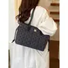 Bolso de mano elegante y de alta gama de gran capacidad para mujer, nueva colección 2026, adecuado para el trabajo diario, con diseño de lunares y rayas, y se puede llevar como bolso de hombro o bolso tote