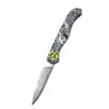 Cuchillo de Fruta Portátil para Acampar al Aire Libre, Cuchillo para Cortar Carne, Navaja Plegable de Acero de Damasco, Cuchillo de Carne para el Hogar