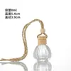 Botella de Aromaterapia para Coche de 5 ml, Botella de Perfume de Alta Gama para Salida de Aire de Coche, Botella de Aromaterapia Volátil con Cordón
