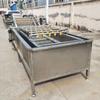 Secador de aire automático para limpieza de vegetales, equipo de procesamiento de limpieza de vegetales de cocina central, línea de limpieza de vegetales