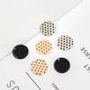 Material para brincos DIY feito à mão wafer transparente clássico retrô preto e branco bolinhas onda acrílico acessórios de joias atacado