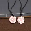 Colgante de moneda Shangui hecho de plata tibetana, colgante de moneda de cinabrio estilo chino vintage, accesorio de collar de hebilla de paz retro