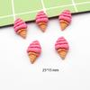 Helado Dona Crema Gel Gota Gel Carcasa para Teléfono Móvil diy Accesorios de Resina Accesorios Horquilla Accesorios para el Cabello Material para Sombrerería
