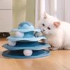 Nueva Pista de Helado Plato de Diversión para Gatos para aliviar el aburrimiento artefacto Juguete de Plástico para Gatos Gatito Auto-hi Suministros para Mascotas