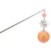 Nuevo pasador de estilo antiguo Accesorios Hanfu acrílico impreso clásico traje antiguo píldora dorada paso de jade sacudida una generación