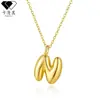 Ka Manqi Joyería Apilada Nueva Transfronteriza Simple y Personalizada Collar de Oro con 26 Letras Exclusivo de Tk Jewelry en Amazon