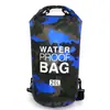 Bolsa seca impermeable transfronteriza, estilo hombro y mochila, bolsa de cubo impermeable, poliéster, ligera, disponible en grandes cantidades