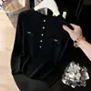 Suéter de Punto de Manga Larga de Alta Gama Otoño/Invierno 2026, Camisa Base Original para Exportación