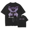 Camiseta Transfronteriza Aliexpress Sung Jin Woo Anime S - Solo - Camiseta Lavada Retro Plana
