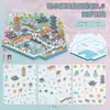 Junbei 9.0 Adesivos Charmosos de Paisagismo de Guangdong Edição Urbana Shantou Chaozhou Edição Grande Adesivos de Cena em Miniatura Tridimensionais 3D