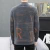 Suéter Ouyao nuevo de cuello redondo para hombre, suéter casual, top de archivo.