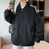 Productos de Fujian tres rayas chaqueta deportiva americana para hombre otoño cortavientos solapa ropa de trabajo chaqueta casual