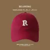 Gorra de Béisbol Rosa Bordada con Lazo para Mujer, Circunferencia de Cabeza Grande, Protección Solar, Transpirable, Gorra de Béisbol Transfronteriza, Sombrero Estilo Japonés y Coreano