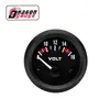 Voltimetro de Aguja para Instrumento de Coche Modificado de 52mm 12V Voltimetro Neutro para Coche