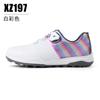Zapatos de golf PGM para mujer, nuevos zapatos impermeables de cuero ultrafibra patentado, antideslizantes laterales, tensores, zapatos deportivos para mujer