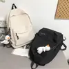 Mochila para Hombre, Mochila de Viaje Simple de Gran Capacidad para Mujer, Bolso Escolar Casual Estilo Japonés para Estudiantes de Secundaria, Preparatoria y Universidad