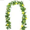 Frutas de trepadeira de limão enfeites pendentes amuletos enfeites de galho adereços para fotos adereços de cenografia fundo de moldura de janela porta decoração de primavera e verão
