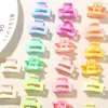 Novo Prendedor de Cabelo Colorido Transfronteiriço de 2,5 cm em Cores Macaron para Penteados Updo e Rabos de Cavalo, Pequeno Acessório de Cabelo
