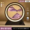 Adorno Creativo de Reloj de Arena con Pintura de Arena Movediza para Sala de Estar, Mueble de TV, Aparador de Vinos, Decoración del Hogar de Lujo Ligero, Regalo para Escritorio de Oficina