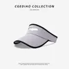 Sombrero de Protección Solar de Verano para Mujer, Nuevo Cubre Rostro, Revela Rostro, Sombrero de Sol Pequeño Anti-UV, Gorra Deportiva de Running con Visera de Pato y Parte Superior Abierta
