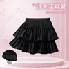 Saia Curta Rosa de Verão para Meninas 2026 Novo Estilo Princesa Saia Bolo Anti-Exposição Roupa de Verão