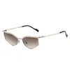 Gafas de Sol Metálicas Ojo de Gato, Gafas de Personalidad Estilo Europeo y Americano Poligonales, Gafas de Sol con Forma de Diamante Y2K Cyber Technology Runway de Amazon