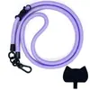 Cuerda de 10 mm de grosor, cordón para funda de teléfono móvil, espaciador, cuerda ajustable para colgar el teléfono móvil, cuerda para correa de cámara, parche para colgar el cuello