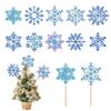 Pintura Diamante de Natal DIY Manual Decoração com Pontos de Diamante Flor de Vara Flor de Vasos Preenchidos com Diamantes Arte de Adesivo para Jardim e Pátio