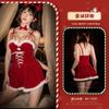 Veludo Natal Sexy Coelhinha Cosplay Celebridade da Internet Feminina Estilo Boate Camisa de Ano Novo Fantasia para Performance de Palco