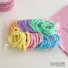 Elástico Colorido de Cabelo Infantil Alta Elasticidade Grande Sem Danificar o Cabelo Corda para Rabo de Cavalo Alto Tira de Cabelo Acessórios de Cabelo Fofos para Meninas