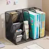 Estantería de escritorio, soporte para libros, organizador de escritorio para estudiantes, solución de almacenamiento de libros, organizador de archivos de oficina, estante de almacenamiento