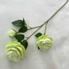 Flor de Seda de Peonía Simulada de 3 Cabezas Estilo Europeo Boda Decoración del Hogar Flor Falsa Arreglo para Arco de Boda Flor de Peonía Simulada