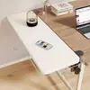 Placa de extensión de escritorio, uso en oficina, no requiere taladro, panel de mesa extensible, soporte de brazo plegable, bandeja para teclado