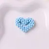 Serie de Colores Macarrón Dopamina de Principios de Primavera Accesorios para el Cabello, Pendientes, Llavero y Colgantes con Corazones de Abalorios Estilo Fresco