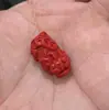 Fornecimento Direto da Fábrica de Acessórios para Pulseira Pixiu de Cinábrio, Pulseira com Pingente Pixiu de Areia Vermelha de Baixo Teor, Acessórios para Chaveiro Atacado