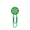 Serie navideña clips de papel decorativos de PVC material de oficina clips de marcapáginas lindos clips de papel creativos para DIY