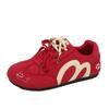 Zapatos Deportivos Casuales Transpirables de Suela Gruesa Bordados para Otoño Estilo Coreano Ins Tendencia Modelo Nuevo 2026 Forrest Gump para Mujer Y16