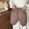Pantalones de Plumas para Bebé 2026 Invierno Nuevo Estilo Pantalones para Bebé 90% Plumón de Pato Blanco Ropa de Abrigo Cálidos de Invierno Pantalones Largos Clase a