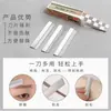 Hoja de Acero al Carbono para Depilar Cejas, Hoja Corrugada de un Solo Filo, Depilador de Cejas de Maquillador, Herramienta de Belleza