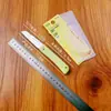 Cuchillo para Fruta de Acero Inoxidable Jinda Strongman, Pelador de Acero al Carbono Afilado a Mano, Cuchillo Doméstico Minimalista Moderno