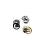 No. 3 y No. 5 Tiradores de Cremallera, Accesorios para Equipaje, Anillas de Hierro de 1.6 mm, Círculos de Hierro para Artículos de Cuero, Candados para Zapatos y Botas, Anillas Redondas de Hierro