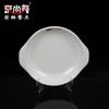Porcelana de imitación melamina A5 vajilla de melamina plato de pepino de mar abulón de 6 pulgadas plato de doble asa plato de plato frío impresión directa de fábrica LOGO
