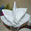 Servilletas blancas para hotel que no sueltan pelusa, paño absorbente para limpiar tazas, servilletas decorativas para restaurantes occidentales, paño absorbente para secar tazas, servilletas de algodón puro
