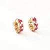Pendientes Brillantes de Zirconia de Alta Gama con Artesanía Exquisita, Modernos y Elegantes, Accesorios para Orejas de Moda con un Estilo Único de Influencer de Nicho