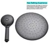Cabezal de ducha nuevo de ahorro de agua presurizado para comercio exterior transfronterizo Cabezal de ducha ABS Xiamen juego de boquillas de electrochapado de mano