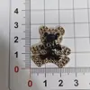Oso Pequeño de Resina Galvanizada de Dibujos Animados Adornos DIY Pinzas para el Cabello Accesorios para el Cabello Venta al por Mayor Fundas para Teléfono Decoraciones para Crocs DIY