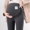 Pantalones de maternidad para otoño, leggings engrosados y forrados de polar para usar al aire libre, ropa de maternidad para invierno, pantalones cálidos de otoño e invierno, ropa de maternidad para otoño