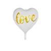 Nuevo globo redondo con forma de corazón de película de aluminio MrsMrLove de dibujos animados para fiesta, cumpleaños, vestido, globo al por mayor