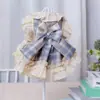 Vestido de Princesa de Encaje Negro para Mascotas Gatos y Perros, Ropa Linda para Gatos, Vestido para Gatos y Perros